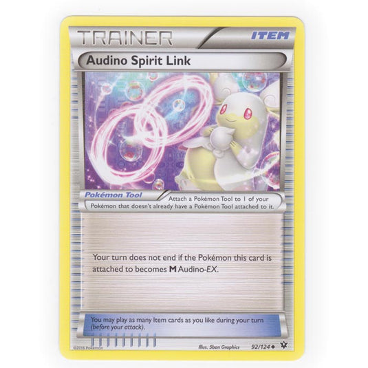 Pokemon - XY - Fates Collide - Audino Spirit Link - 92/124