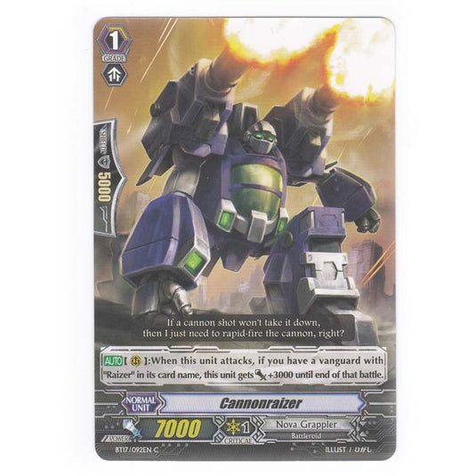 CFV - Blazing Perdition - Cannonraizer - 92/144