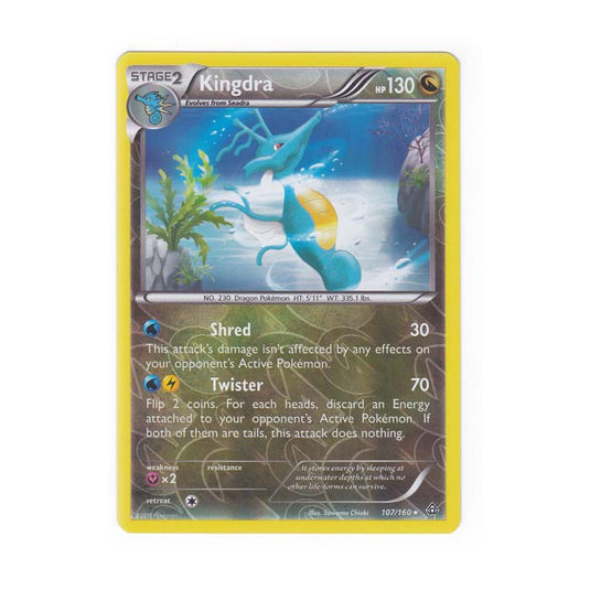 Pokemon - XY Primal Clash - (Reverse Holo) - Kingdra - 107/160