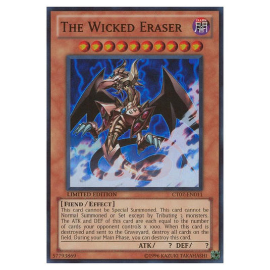 Yu-Gi-Oh! - Collectible Tins 2010 Wave 1 - The Wicked Eraser (Super Rare) CT07-EN011
