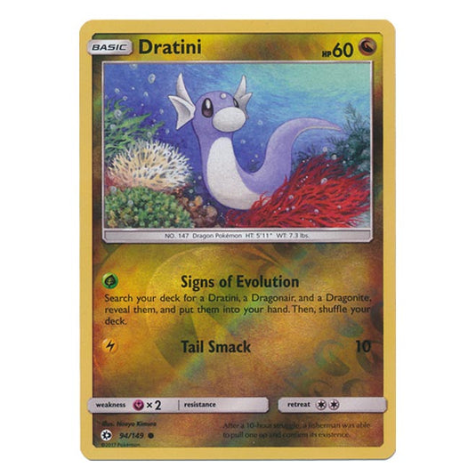 Pokemon - Sun & Moon - Base Set - (Reverse Holo) - Dratini - 94/149