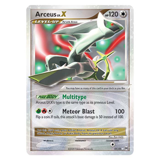 Pokemon - Platinum Arceus - Arceus LV.X - 95/99