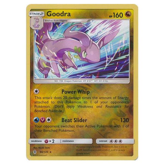 Pokemon - Sun & Moon - Guardians Rising - (Reverse Holo) - Goodra - 96/145