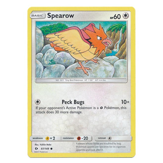 Pokemon - Sun & Moon - Base Set - Spearow - 97/149