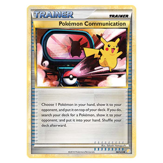 Pokemon - HGSS - Pokemon Communication - 98/123