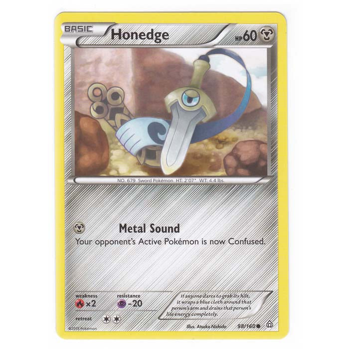 Pokemon - XY Primal Clash - Honedge - 98/160 Pokemon - XY Primal Clash - Honedge - 98/160