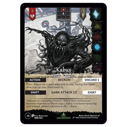 Genesis Battle of Champions - Welcome to Jaelara - Kabus (Uncommon) J2099