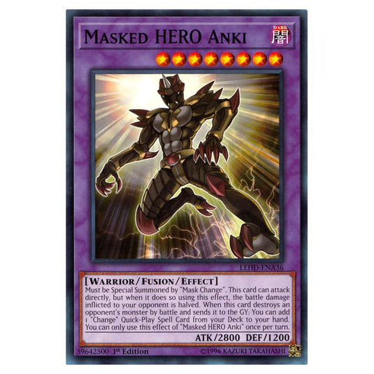 Yu-Gi-Oh! - Legendary Hero Decks - Masked HERO Anki (Common) LEHD-ENA36