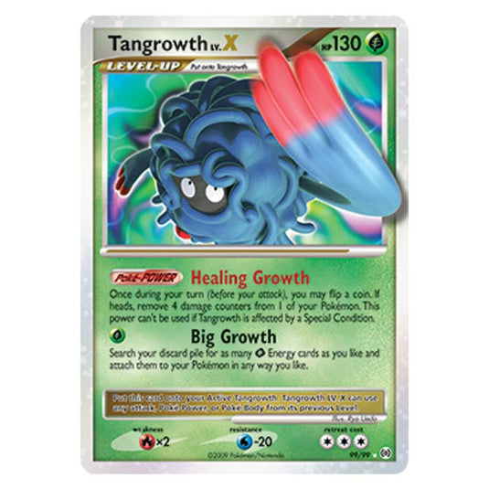 Pokemon - Platinum Arceus - Tangrowth LV.X - 99/99