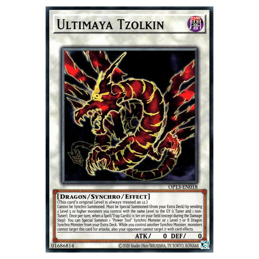 Yu-Gi-Oh! - OTS Tournament Pack 13 - Ultimaya Tzolkin (Common) OP13-EN018
