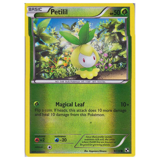 Pokemon - Black & White - (Reverse Holo) Petilil 9/114