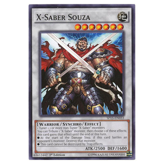 Yu-Gi-Oh! - Star Pack ARC-V - X-Saber Souza (Common) SP15-EN033