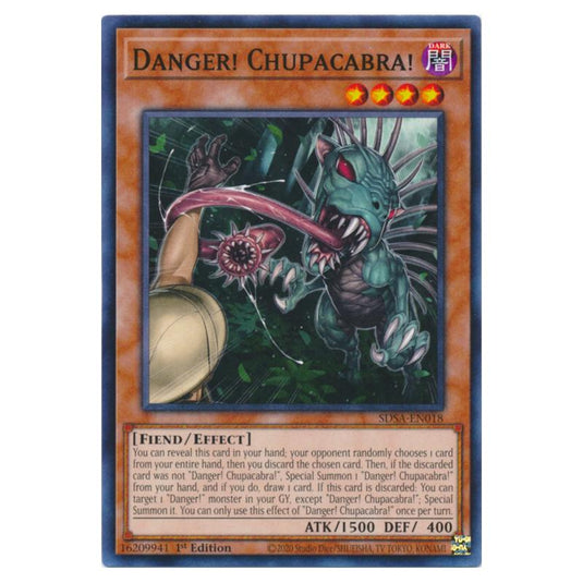 Yu-Gi-Oh! - Structure Deck - Sacred Beasts - Danger! Chupacabra! (Common) SDSA-EN018