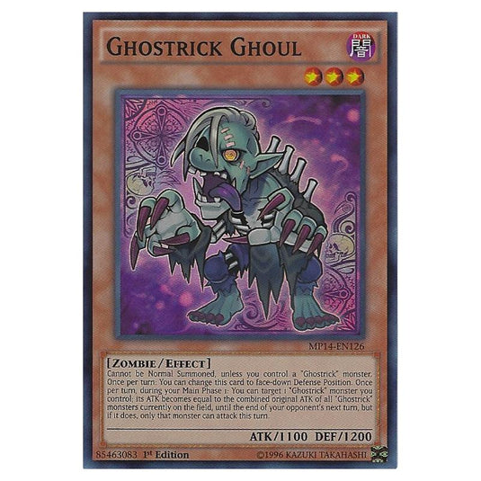 Yu-Gi-Oh! - 2014 Mega-Tin Mega Pack - Ghostrick Ghoul (Super Rare) MP14-EN126