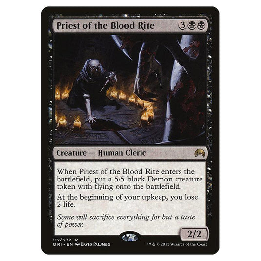 Magic The Gathering - Magic Origins - Priest Of The Blood Rite - 112/272
