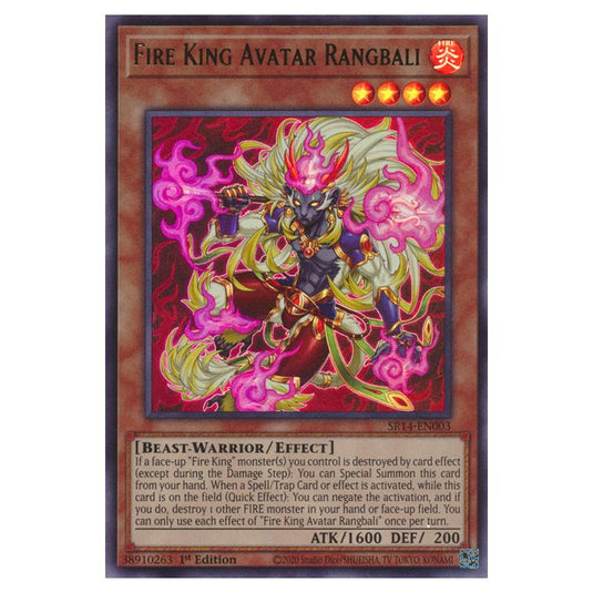 Yu-Gi-Oh! - Structure Deck - Fire Kings - Fire King Avatar Rangbali (Ultra Rare) SR14-EN003