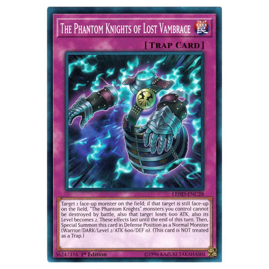 Yu-Gi-Oh! - Legendary Hero Decks - The Phantom Knights of Lost Vambrace (Common) LEHD-ENC28