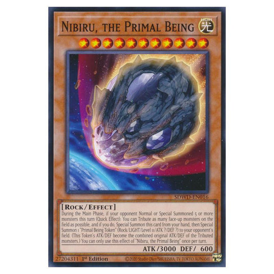 Yu-Gi-Oh! - Structure Deck - Blue-Eyes White Destiny - Nibiru, the Primal Being (Common) SDWD-EN016