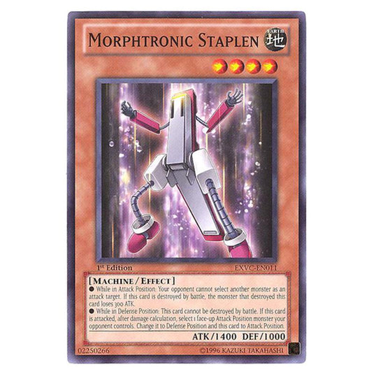 Yu-Gi-Oh! - Extreme Victory - Morphtronic Staplen (Common) EXVC-EN011