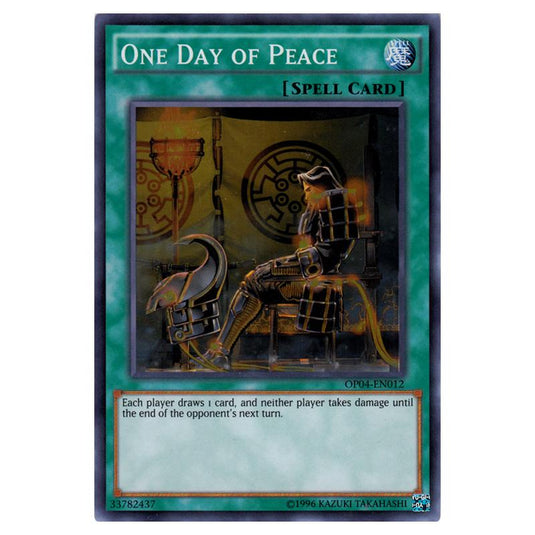 Yu-Gi-Oh! - OTS Tournament Pack 4 - One Day of Peace (Super Rare) OP04-EN012