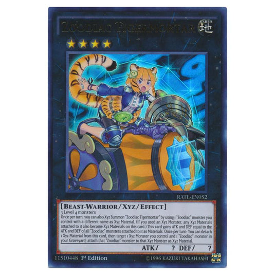 Yu-Gi-Oh! - Raging Tempest - Zoodiac Tigermortar (Ultra Rare) RATE-EN052