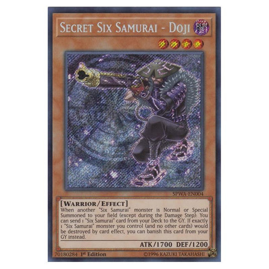 Yu-Gi-Oh! - Spirit Warriors - Secret Six Samurai - Doji (Secret Rare) SPWA-EN004