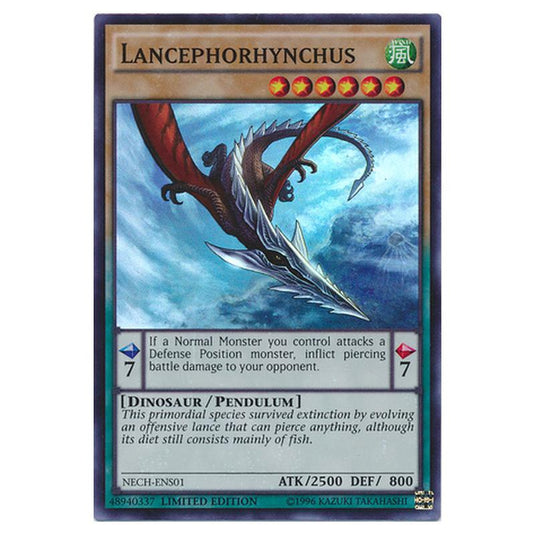 Yu-Gi-Oh! - The New Challengers - Super Edition - Lancephorhynchus (Super Rare) NECH-ENS01