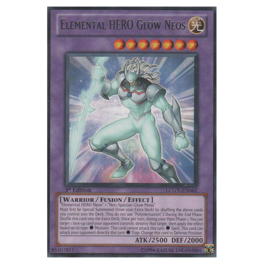 Yu-Gi-Oh! - Legendary Collection 2 - The Duel Academy Years Mega Pack - Elemental HERO Glow Neos (Rare) LCGX-EN061