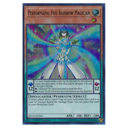 Yu-Gi-Oh! - Battles of Legend - Light's Revenge - Performapal Five-Rainbow Magician (Ultra Rare) BLLR-EN005