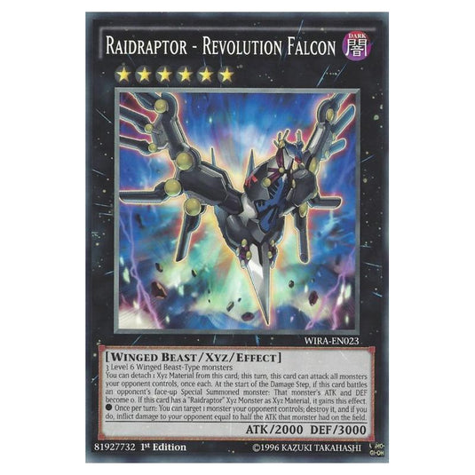 Yu-Gi-Oh! - Wing Raiders - Raidraptor - Revolution Falcon (Common) WIRA-EN023