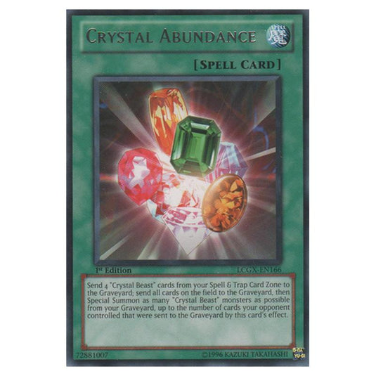 Yu-Gi-Oh! - Legendary Collection 2 - The Duel Academy Years Mega Pack - Crystal Abundance (Rare) LCGX-EN166