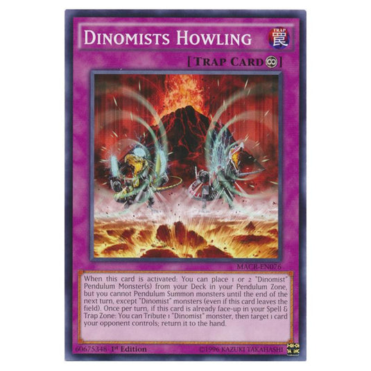Yu-Gi-Oh! - Maximum Crisis - Dinomists Howling (Common) MACR-EN076