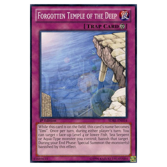 Yu-Gi-Oh! - Realm of the Sea Emperor Structure Deck - Forgotten Temple of the Deep (Common) SDRE-EN034