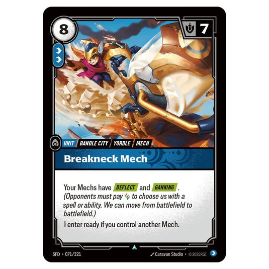 Riftbound: League of Legends TCG - Spiritforged - Breakneck Mech - 071/221