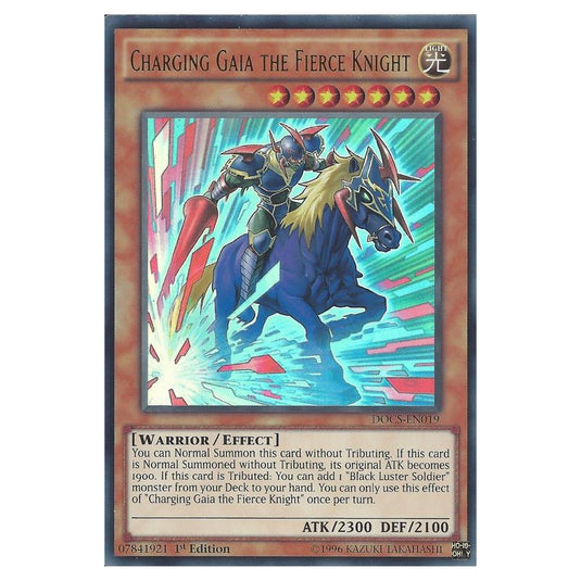 Yu-Gi-Oh! - Dimension of Chaos - Charging Gaia the Fierce Knight (Ultra Rare) DOCS-EN019