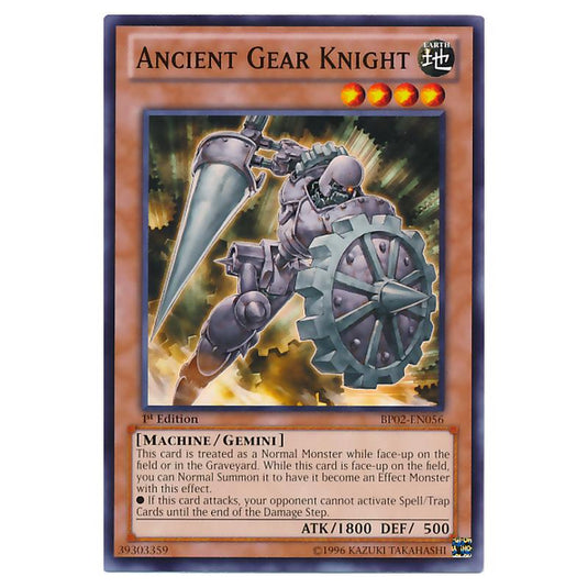 Yu-Gi-Oh! - Battle Pack 2 - War of the Giants - Ancient Gear Knight (Common) BP02-EN056