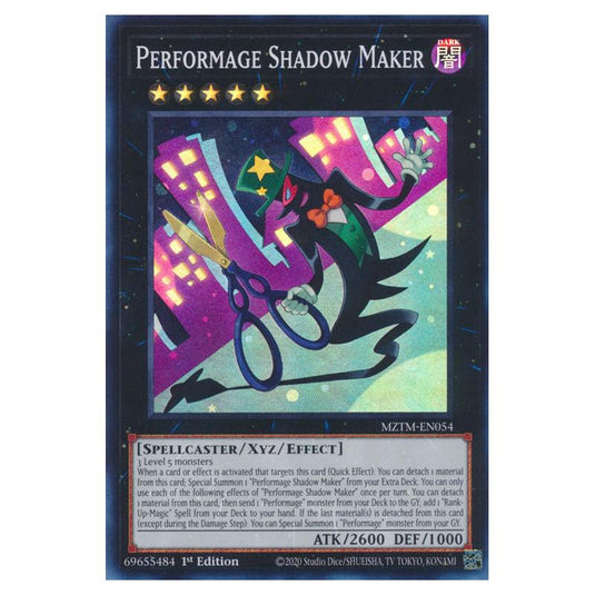 Yu-Gi-Oh! - Maze of the Master - Performage Shadow Maker (Super Rare) MZTM-EN054