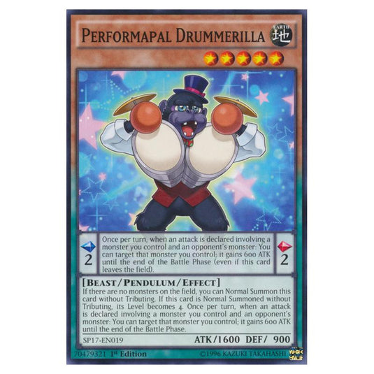 Yu-Gi-Oh! - Star Pack Battle Royal - Performapal Drummerilla (Common) SP17-EN019