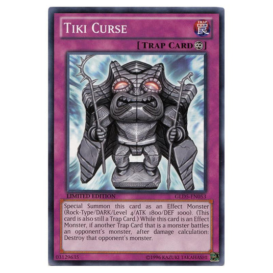 Yu-Gi-Oh! - Gold Series - Haunted Mine - Tiki Curse (Common) GLD5-EN053