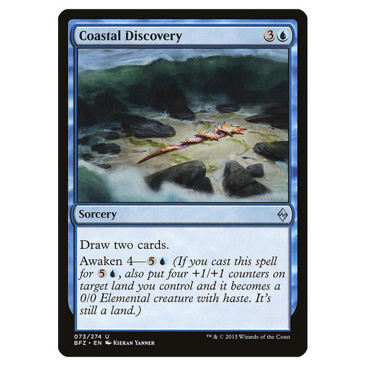 Magic The Gathering - Battle For Zendikar - Coastal Discovery - 73/274