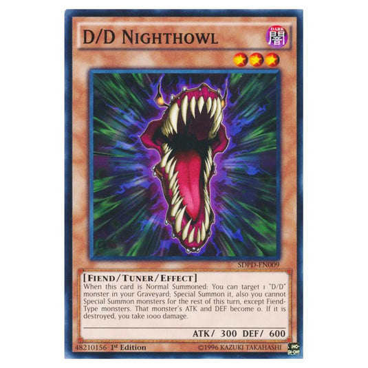 Yu-Gi-Oh! - Pendulum Domination Structure Deck - D/D Nighthowl (Common) SDPD-EN009