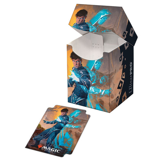 Ultra Pro - Pro 100+ Deck Box - Magic The Gathering - Zendikar Rising - Jace, Mirror Mage