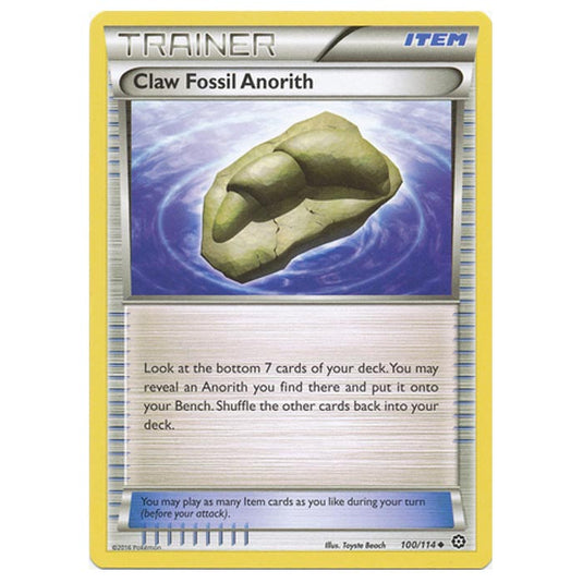 Pokemon - XY - Steam Siege - Claw Fossil Anorith - 100/114