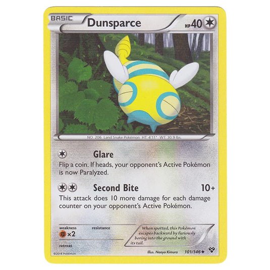 Pokemon - XY Base Set - Dunsparce - 101/146