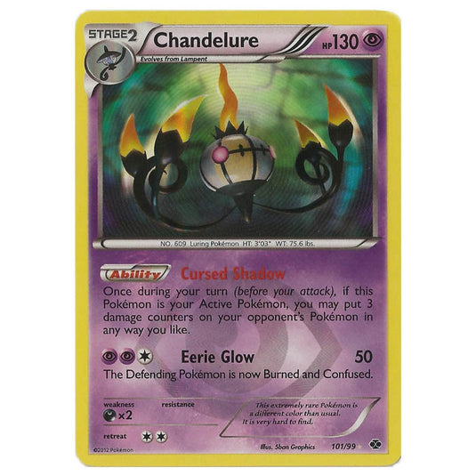 Pokemon - Black & White - Next Destinies - Chandelure 101/99