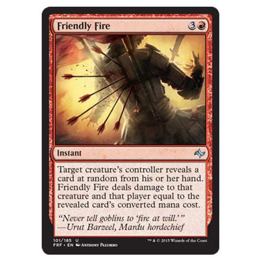 Magic the Gathering - Fate Reforged - Friendly Fire - 101/185
