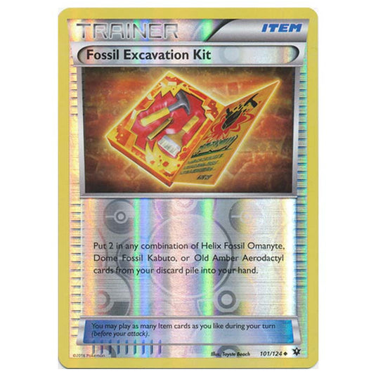 Pokemon - XY - Fates Collide (Reverse Holo) - Fossil Excavation Kit - 101/124