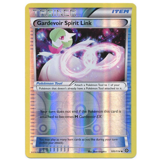 Pokemon - XY - Steam Siege - (Reverse Holo) Gardevoir Spirit Link - 101/114