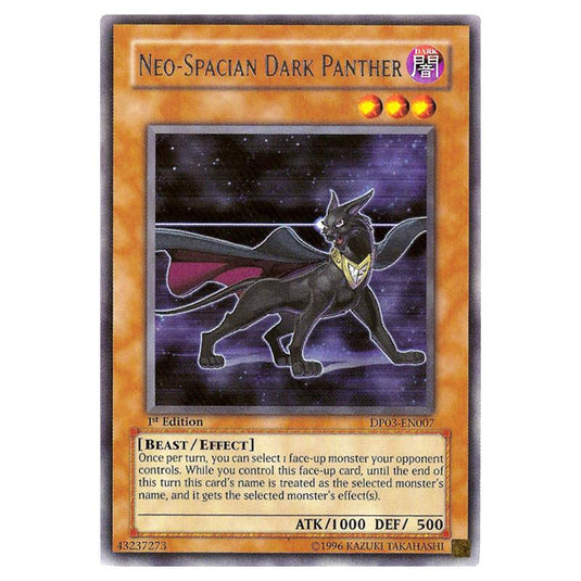 Yu-Gi-Oh! - Duelist Pack - Jaden Yuki 2 - Neo-Spacian Dark Panther (Rare) DP03-EN007