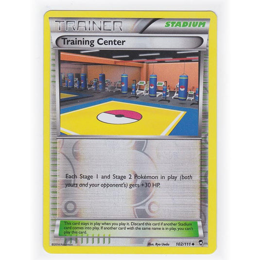 Pokemon - XY Furious Fists - (Reverse Holo) - Training Center - 102/111